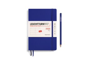 LEUCHTTURM WEEKLY PLANNER 2025 A5 SC 12 MONTHS INK 370791